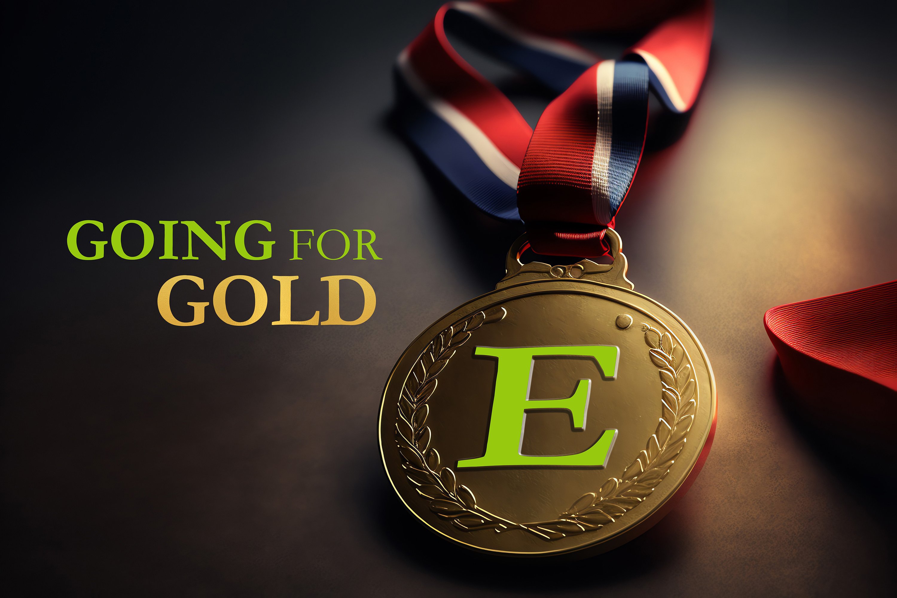 ECLARO E mark on Olympic gold medal